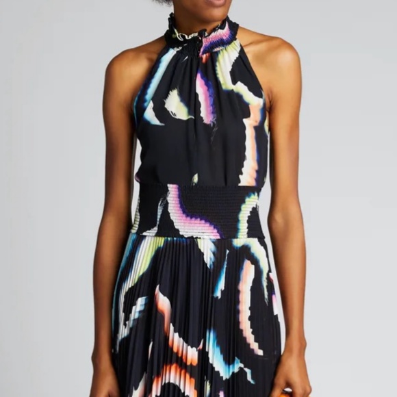 A.L.C. Tops - A.L.C Silk Sleeveless Minelli Top in Navy Abstract